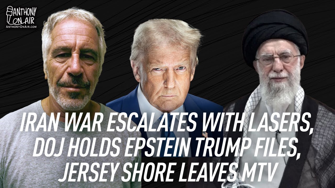 IRAN WAR ESCALATES WITH LASERS, DOJ HOLDS EPSTEIN TRUMP FILES, JERSEY SHORE LEAVES MTV | AOA Podcast