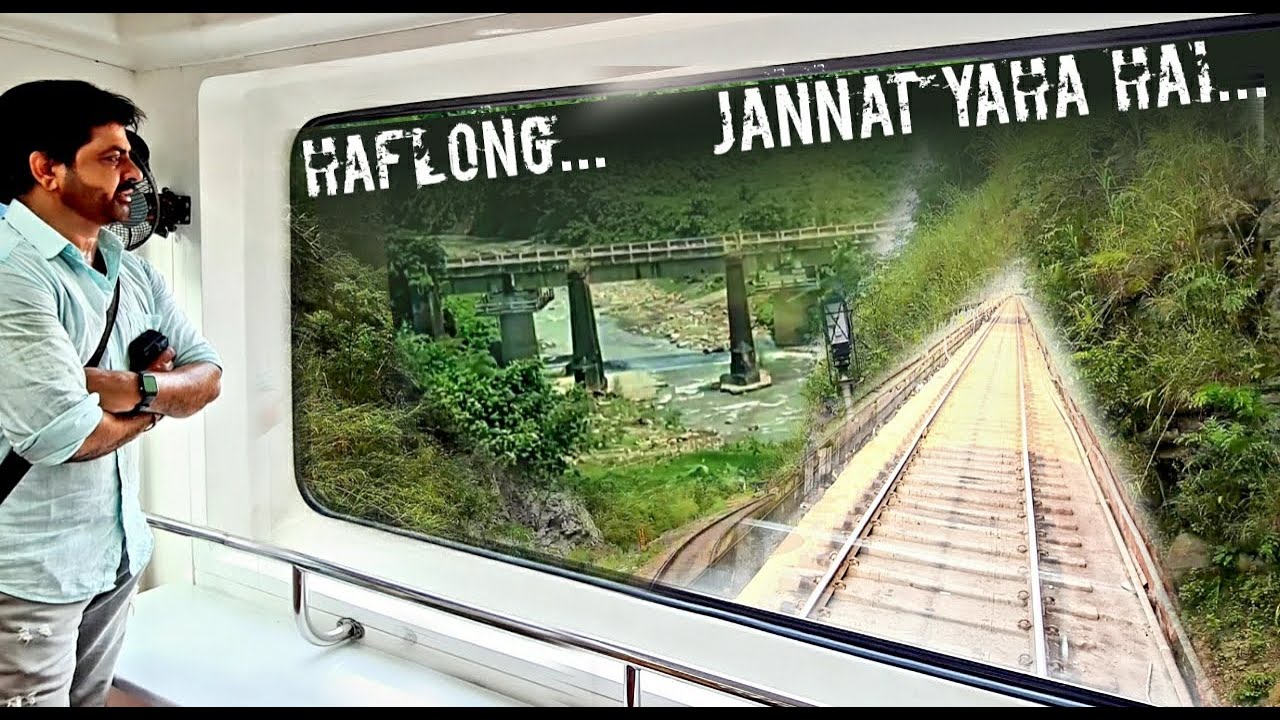 Guwahati to New- Haflong in Vistadome Coach train*Assamese Bihu Dance in Tourist train*