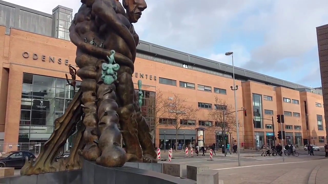 Зимние каникулы в Дании город Оденсе / Winter holidays in Denmark, Odense