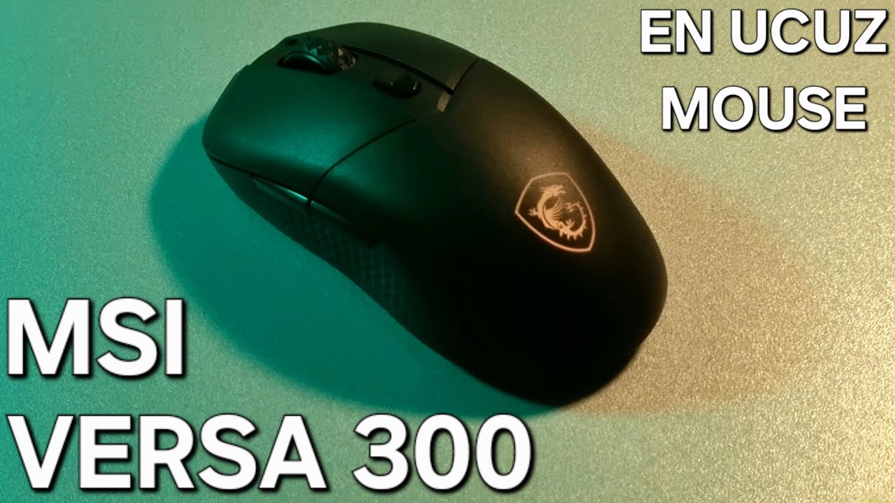 EN UCUZ KABLOSUZ GAMING MOUSE: MSI Versa 300 Wireless İnceleme