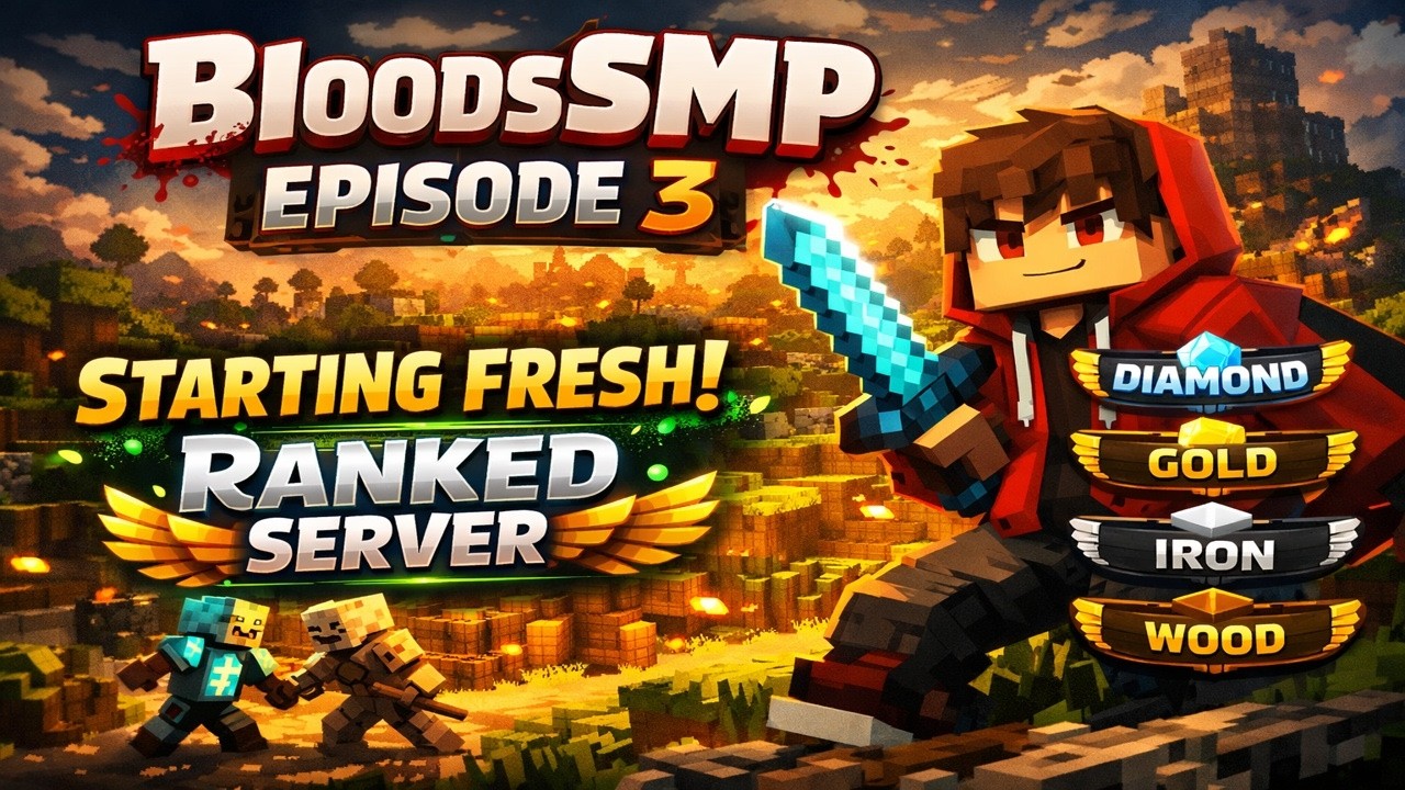 BloodsSMP Episode 3 A New Chapter Series, we are back+ starting fresh