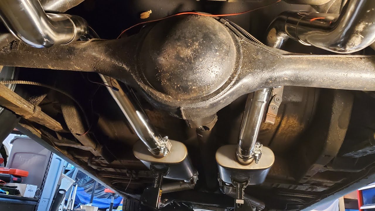 My Exhaust System on 1966 Plymouth Fury III Amazon 2.5