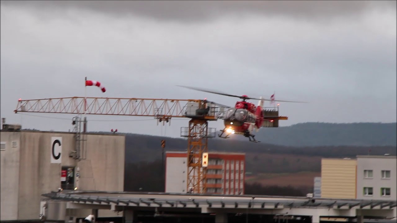 DRF Luftrettung | Christoph Thüringen Start Uniklinik Jena | D-HDSP | H145