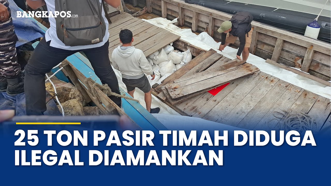 Tim Gabungan Gagalkan Penyelundupan 25 Ton Timah, Rencananya Dikirim ke Malaysia