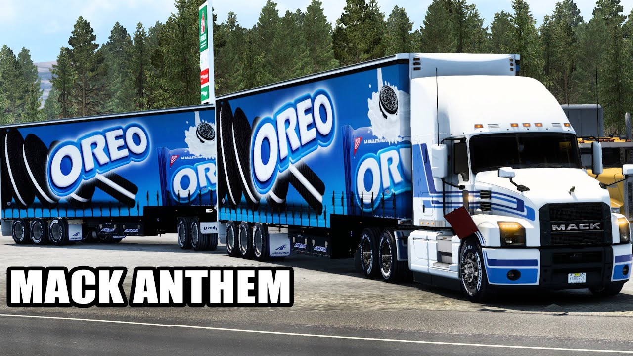 Camión de OREO (Galletas) en un MACK ANTHEM por la Sierra de Chihuahua American Truck Simulator