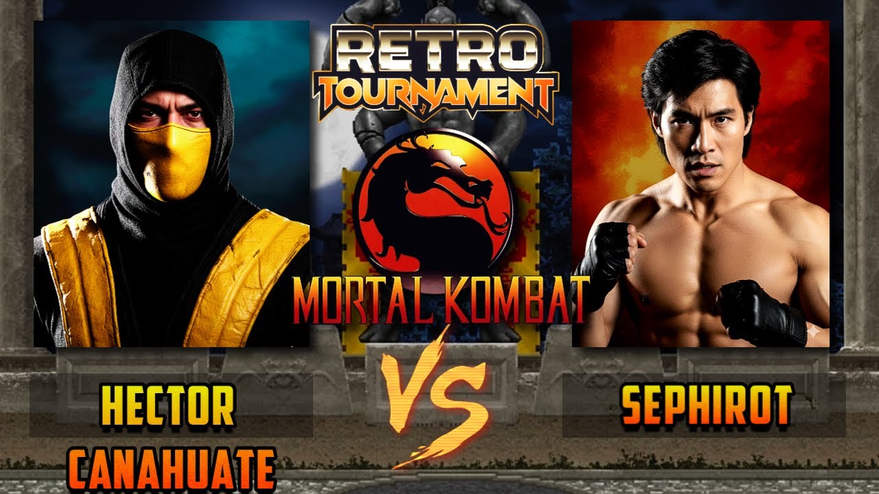 🩸HECTOR CANAHUATE vs SEPHIROT | Torneo de MORTAL KOMBAT 1 (1992) | Fighcade FT2 - TOP 8