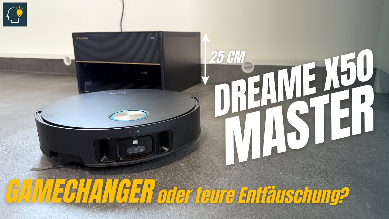 Dreame X50 Master | D&uuml;nnste Station der Welt? Test & Installation!