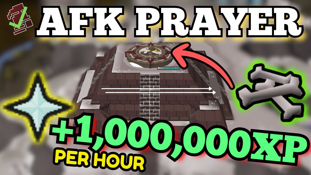 IRONMAN AFK Prayer Training - [OSRS] Quick Guide