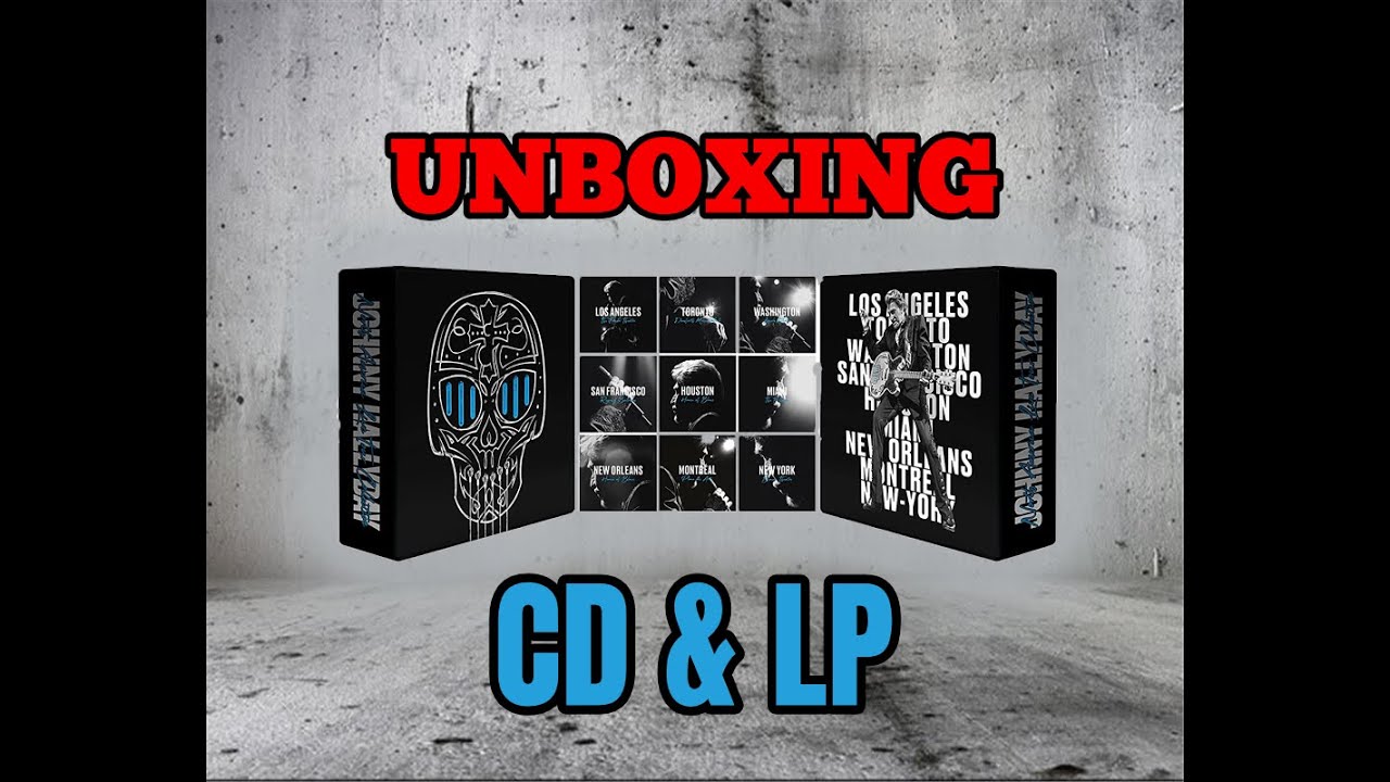 #johnnyhallyday #collections North America Live Tour Collection-Box Unboxing #unboxing