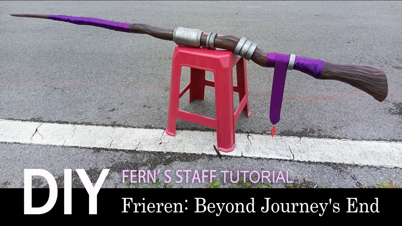Fern staff DIY Tutorial -  Frieren: Beyond Journey's End cosplay prop