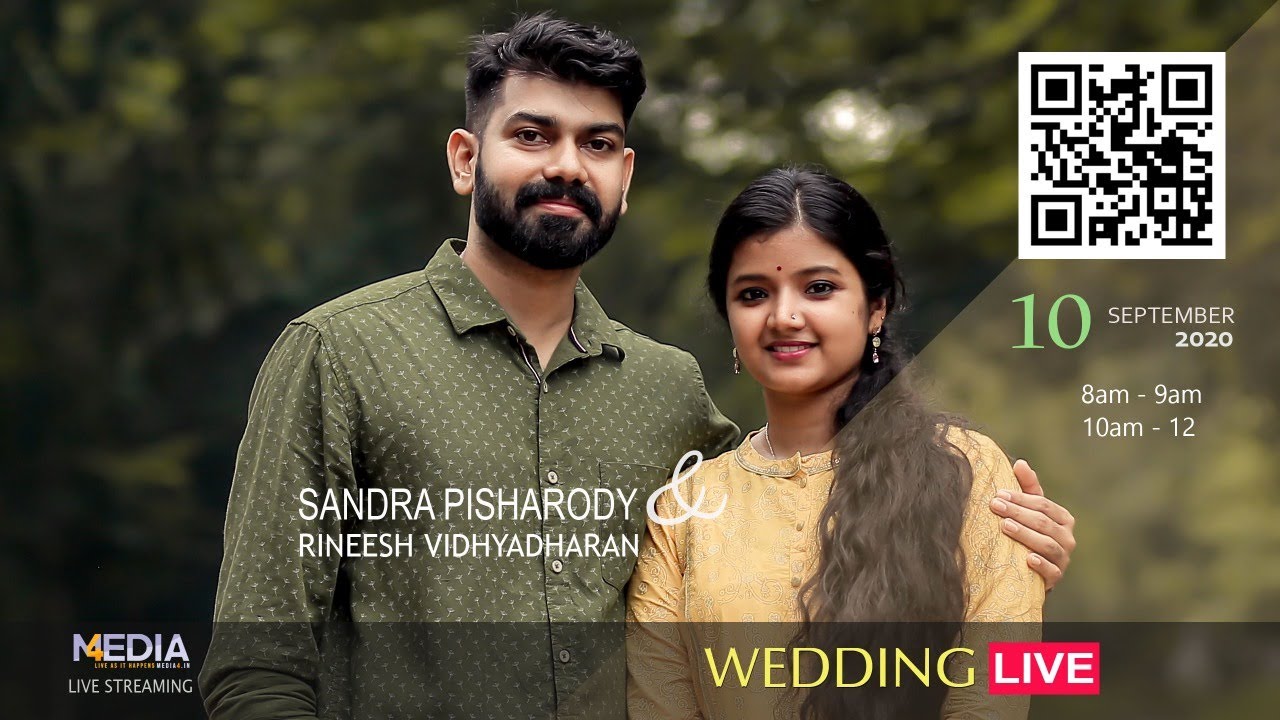 Sandra Pisharody weds Rineesh Vidhyadharan
