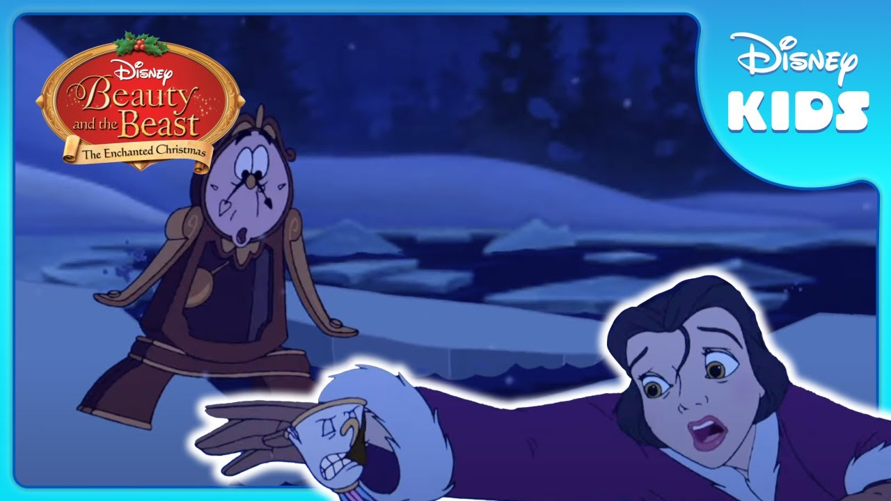 🥶 Winter Dangers Await Belle! | Beauty and the Beast: The Enchanted Christmas | Disney Kids