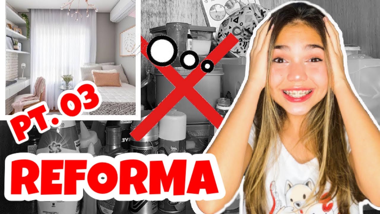 FIZ UMA FAXINA NO MEU QUARTO - DO LIXO AO LUXO - REFORMA DO MEU QUARTO PT 03 - ENTÃO ROBERTA?
