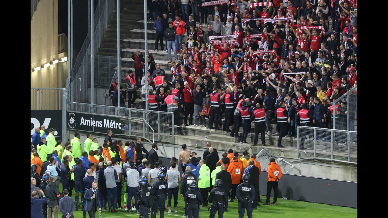 Incident au stade de la Licorne à Amiens