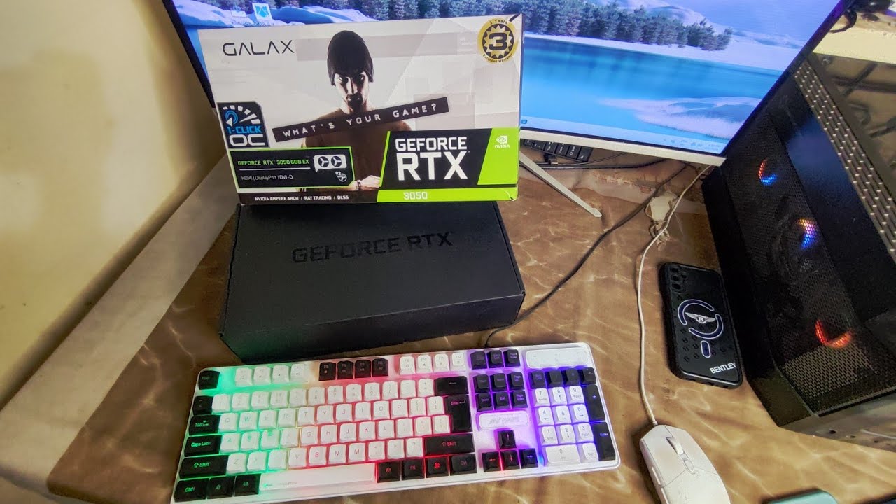 GeForce Rtx 3050 graphic card unboxing gaming PC under 14,499