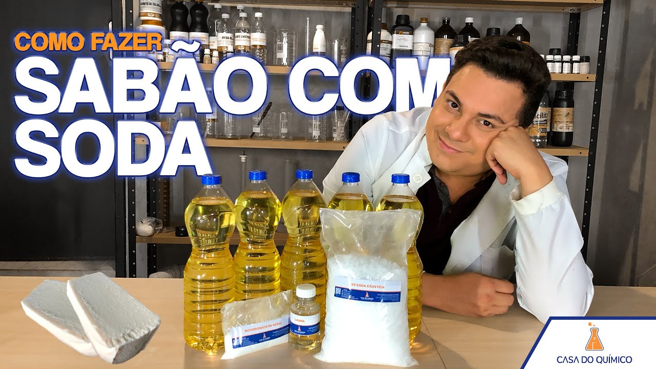 COMO FAZER SABÃO COM SODA