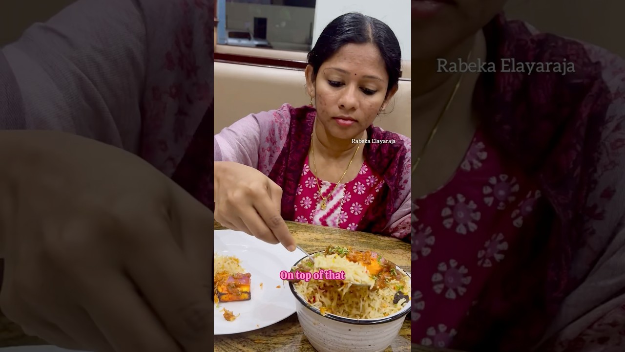 I tried in another Restaurant Biriyani 