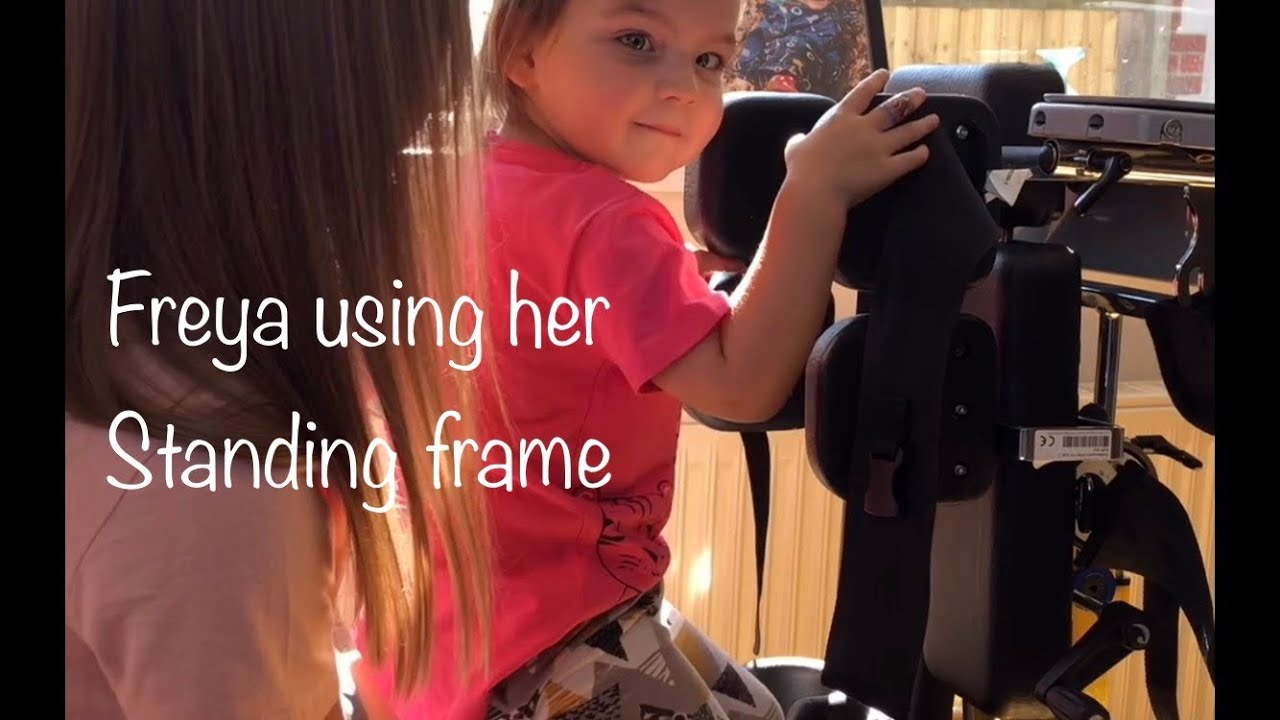 Freya’s inspiring use of her standing frame to help with her cerebral palsy