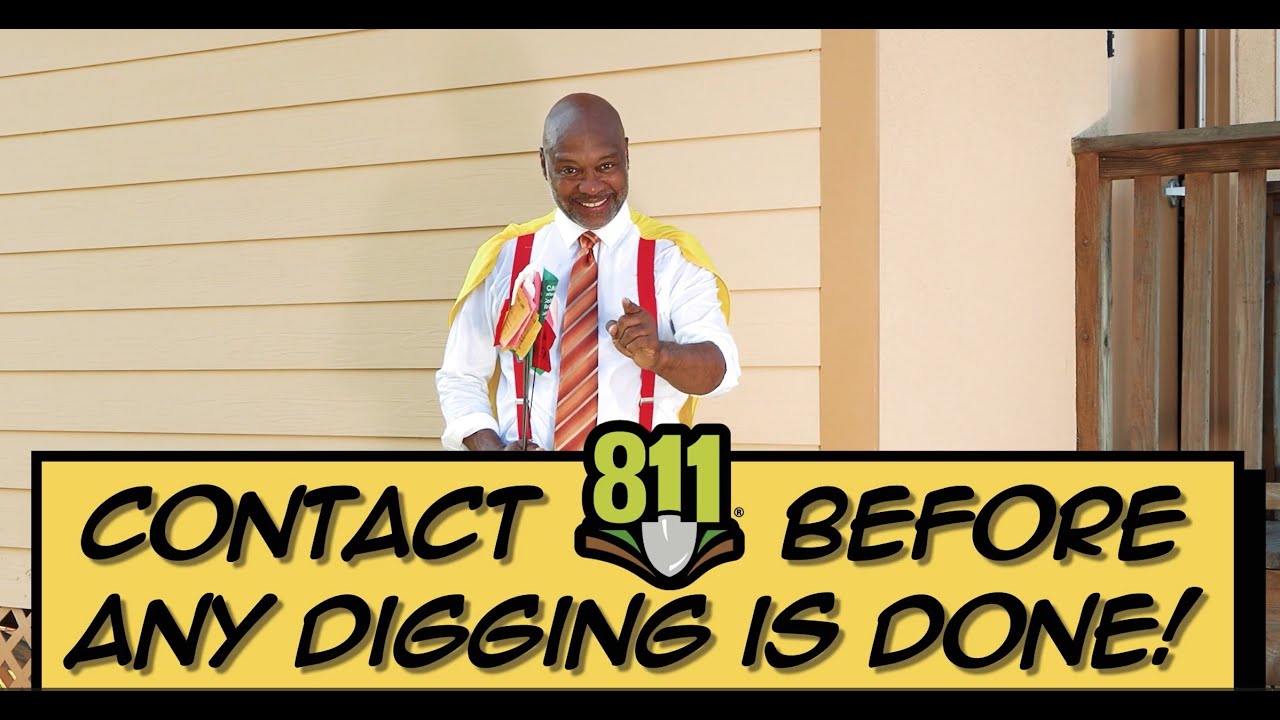 811 Man: Safe Digging Flags