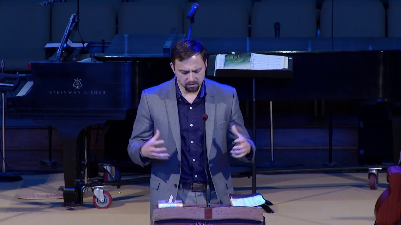 TGC Director Josh Hershberger speaking at FBC Paducah