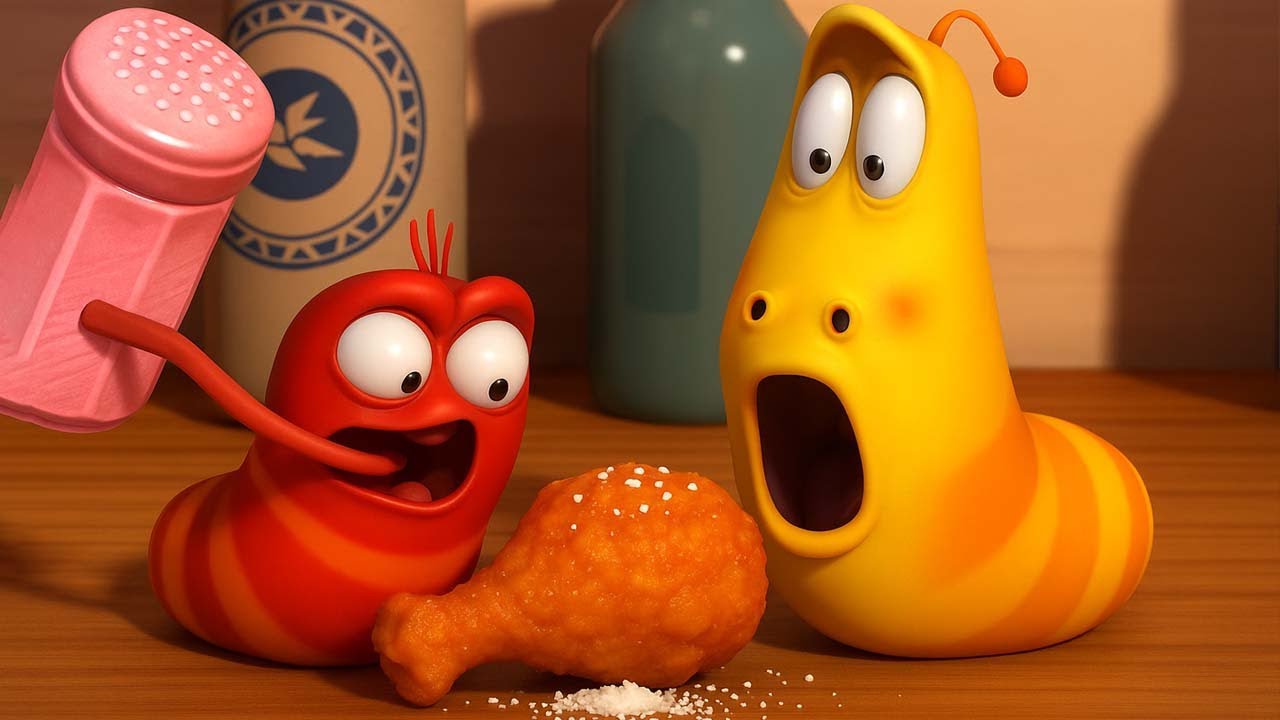 LARVA SEASON 1 EPISODE 110: Add salt to chicken thighs 🧂🍗 SMToon Larva Enjoy 2026