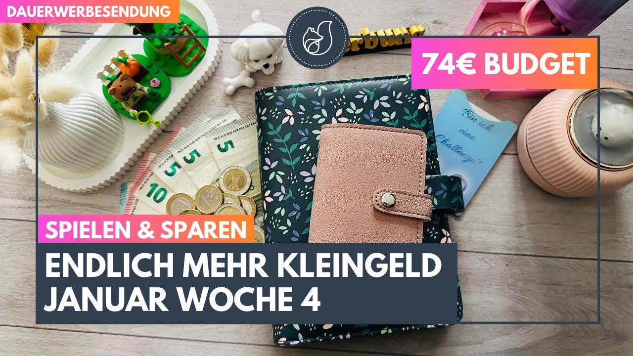Endlich mehr Kleingeld 💸 sparen für Januar Woche 4 #Budgeting #sparen