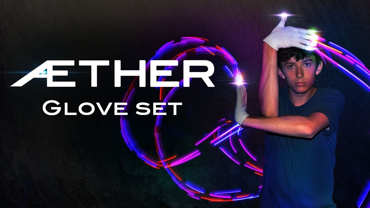 Aether Light Gloves Overview and Tutorial | Worlds First Wireless LED Gloves | FuturisticLights.com