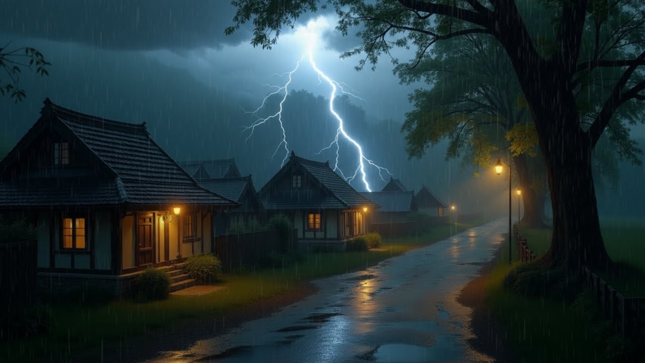 Sounds of Rain & Thunder for Deep Sleep – Relax Your Mind & Sleep Peacefully Tonight