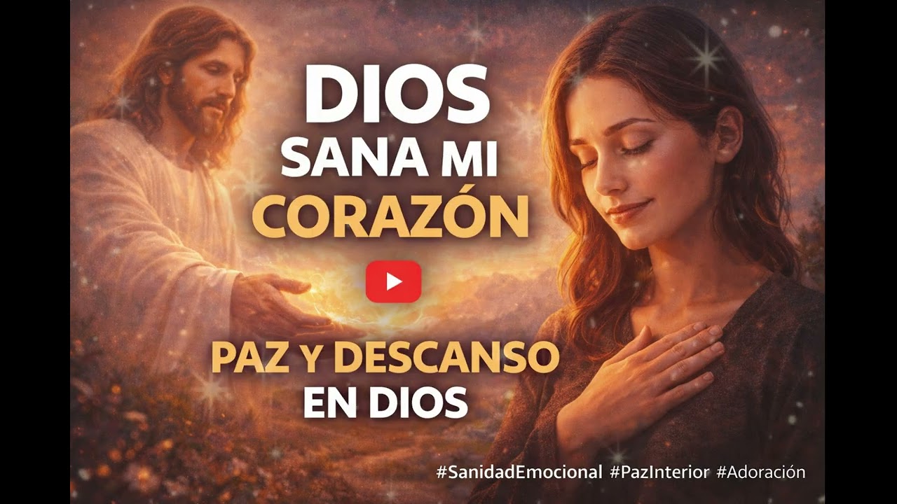 Dios Sana Tu Corazón 💛 Música Cristiana de Sanidad y Descanso en Dios