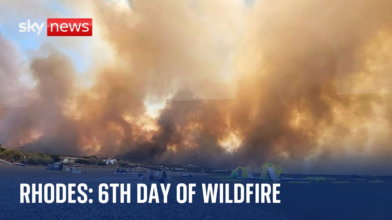 Rhodes Fires: Situation expected to get worse in 45C heat, authorities warn