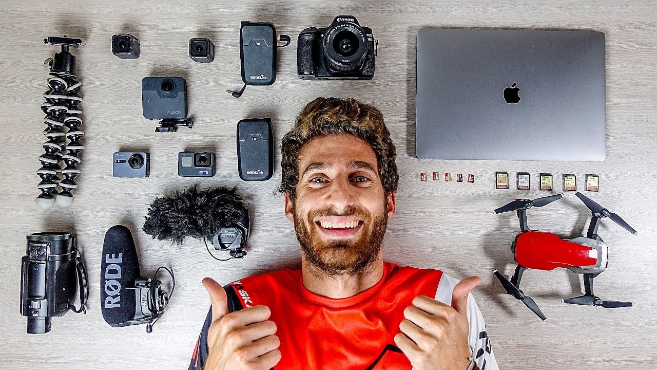 TUTTO CIÒ CHE STA DIETRO AI MIEI VIDEO - Canon, GoPro, Sony, PC, Software, Ufficio