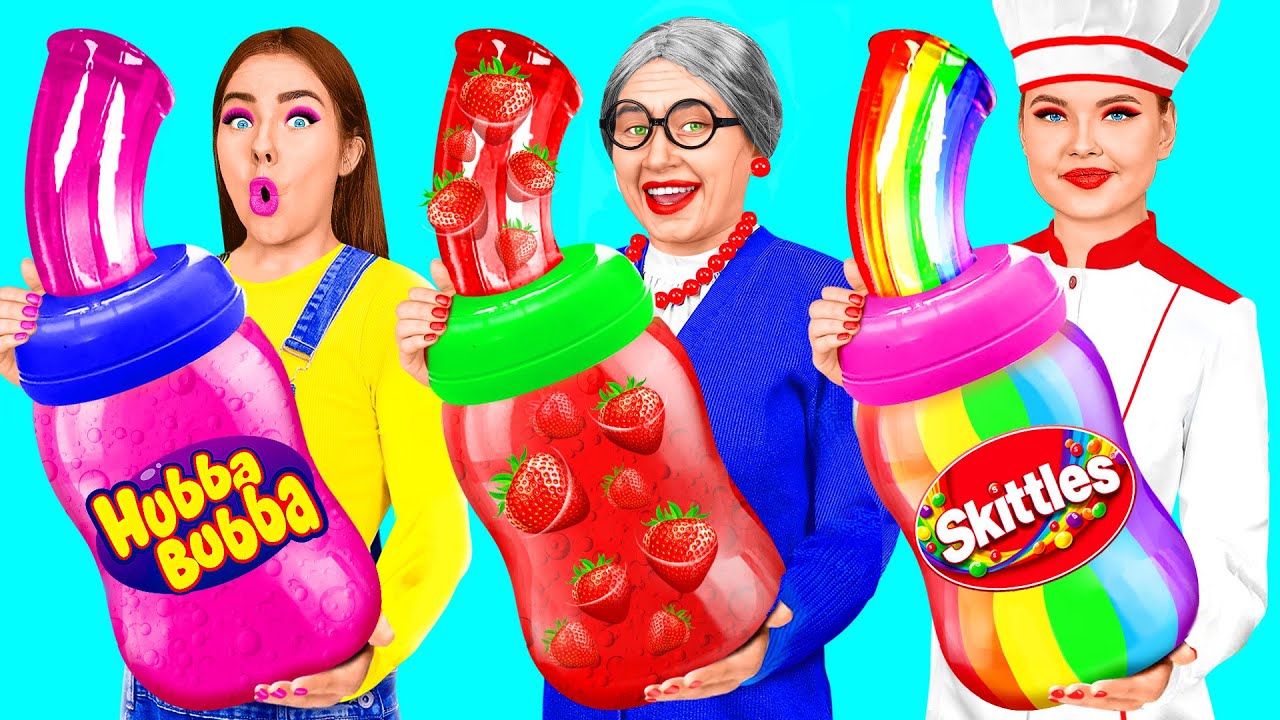 Ich vs Oma: Koch-Challenge | Verr&uuml;ckte Ideen Zum Kochen von Fun Challenge