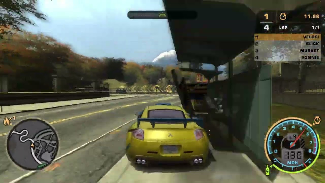 Need For Speed Most Wanted 2005 | Battle With SLR | Mitsubishi Eclipse GT | HD Mod |