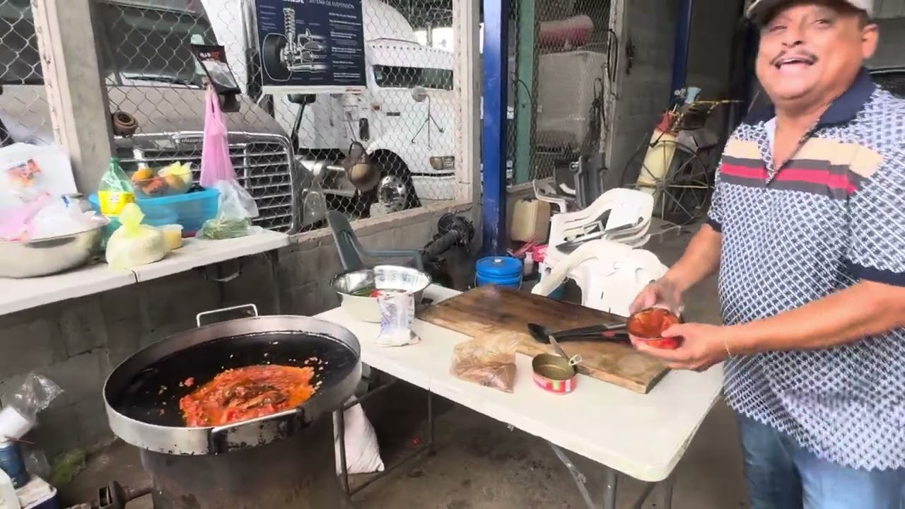 Sardina guisada fue el desayuno que pidieron los poninas en el taller LENCHO 4x4
