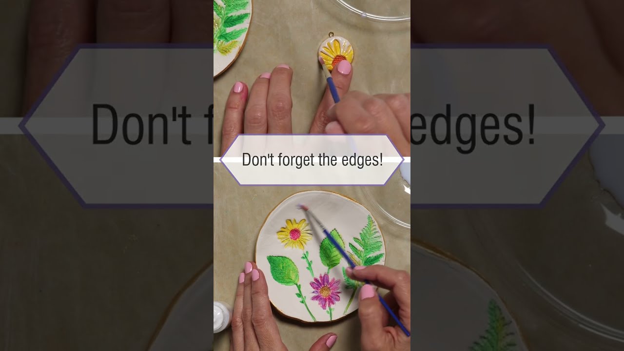 Bright Stripes: How to Make Wish*Craft Flower Power Pottery