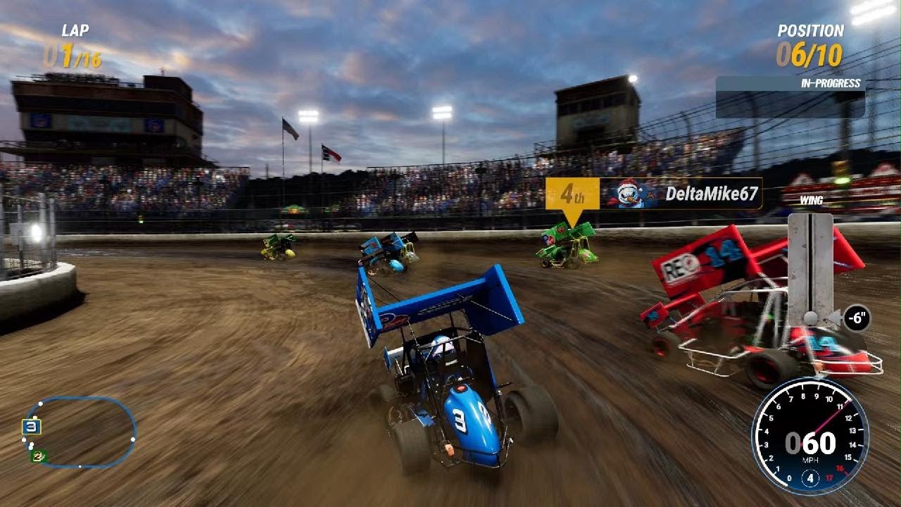 World of Outlaws: Dirt Racing 24_Wallbanger Racing Heat Diamond Grove Micro Sprints