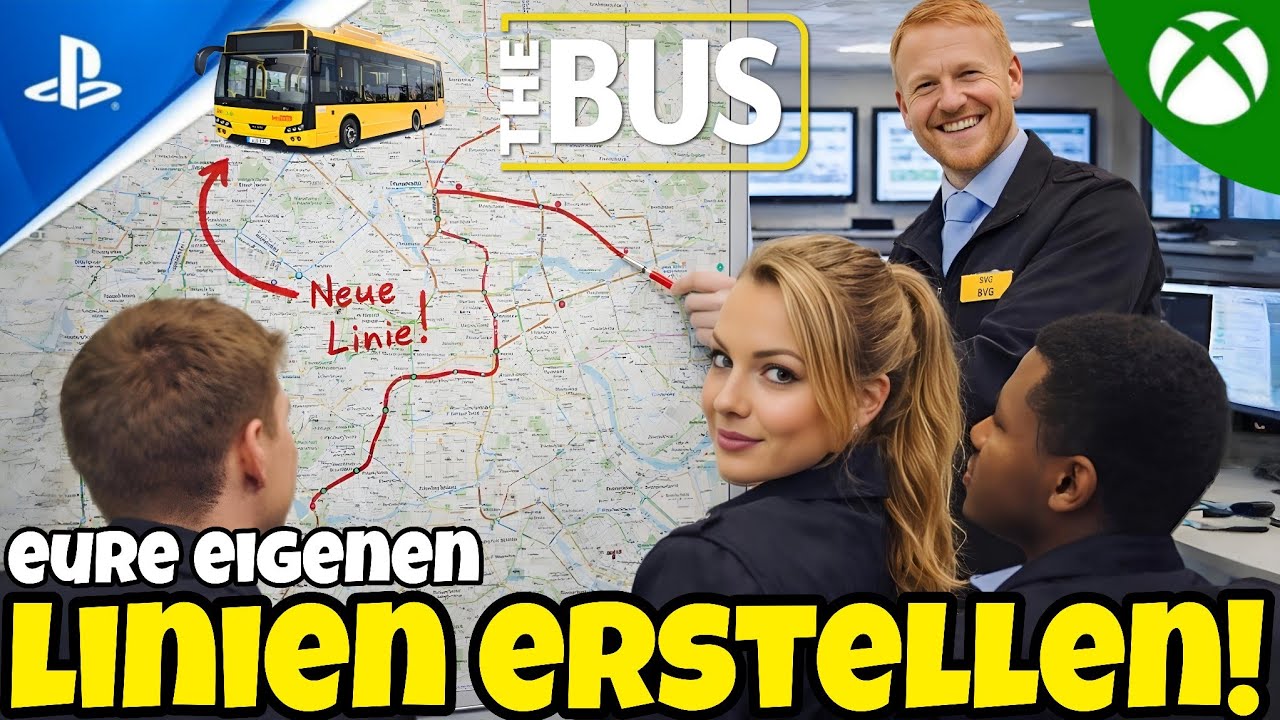 🚍Eigene Linien erstellen in THE BUS!😁👍SO funktionierts und darum k&ouml;nnte es einfacher sein😅