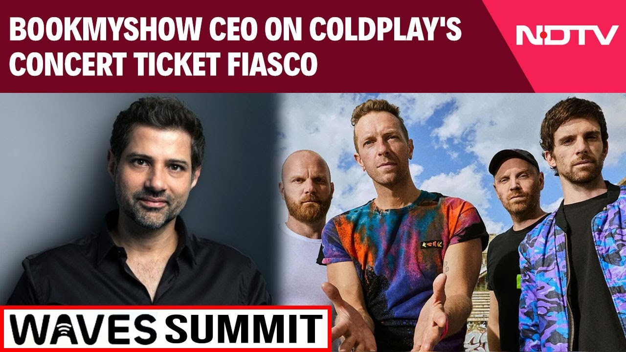 BookMyShow CEO Ashish Hemrajani On Coldplay's Concert Ticket Fiasco | WAVES 2025