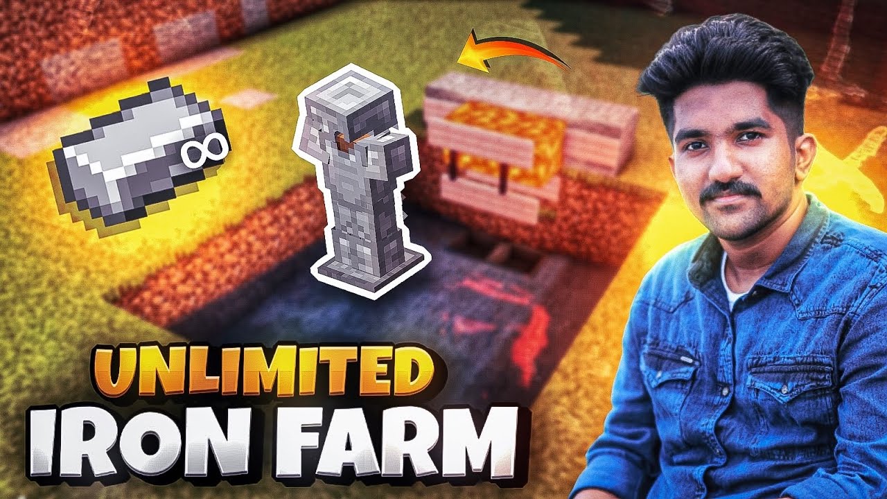We Made Easiest IRON FARM In Minecraft😍🔥 Minecraft MALAYALAM