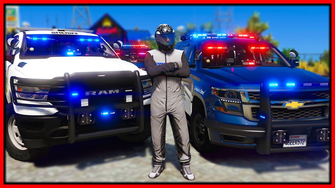 GTA 5 Roleplay - stealing 5 cop cars in EPIC escape | RedlineRP