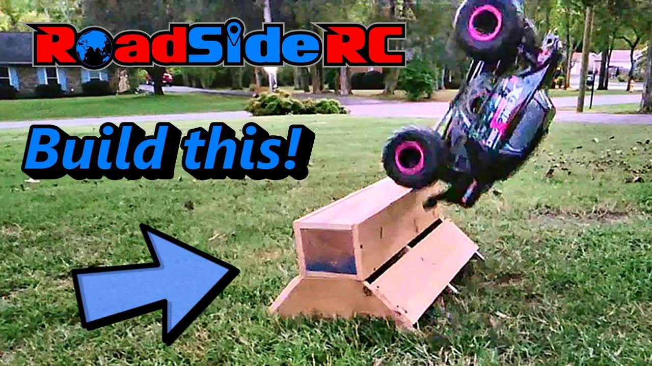 How to Build This RC Monster Truck Backflip Ramp (RC Monster Truck Ramp)