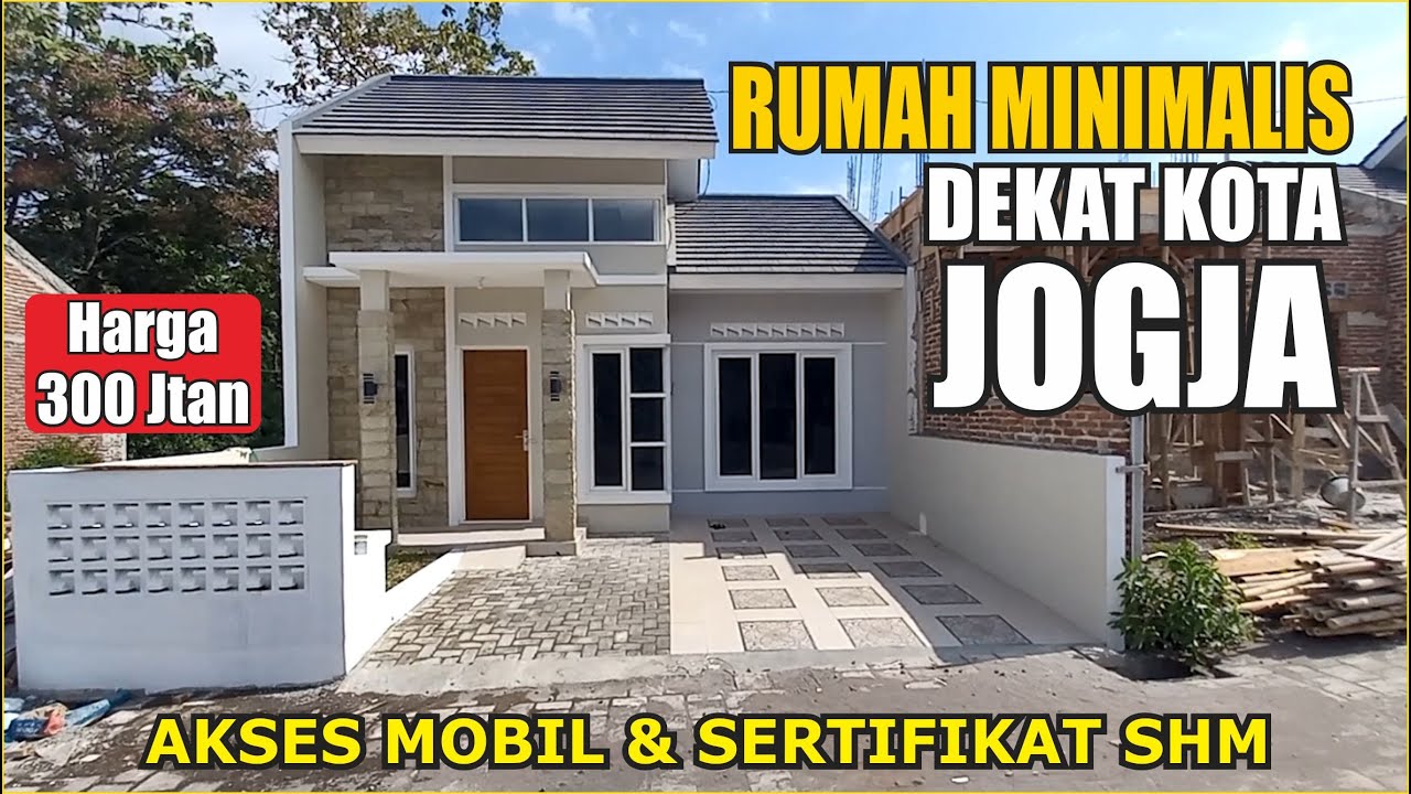 PERUMAHAN MINIMALIS DEKAT KOTA JOGJA HARGA 300JUTAAN AKSES MOBIL SERTIFIKAT SHM HARGA TERJANGKAU