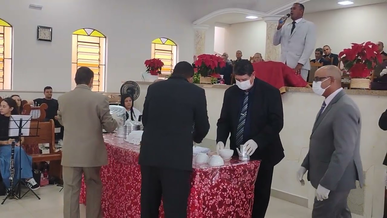 A última Santa Ceia do Ano de 2025.....A Primeira Igreja Assembléia de Deus=VICTORINO=PAÍ NOSSO.