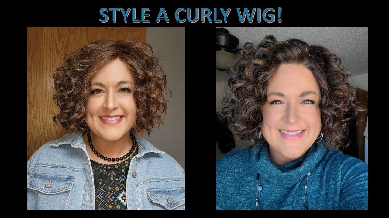 Style a curly wig with me!  This is the SUPER CURLY Envy Jordan wig... adorable and FULL!