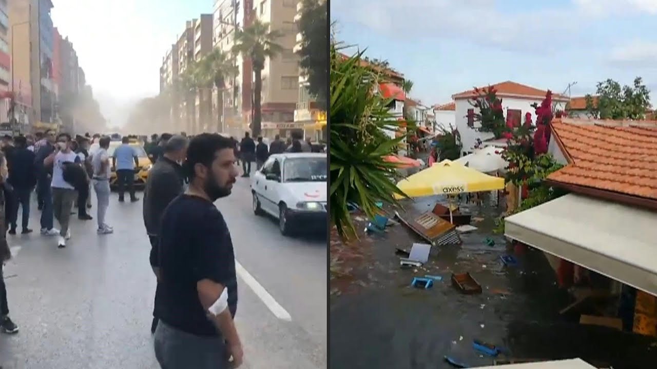 Izmir residents pour into street after major earthquake | AFP