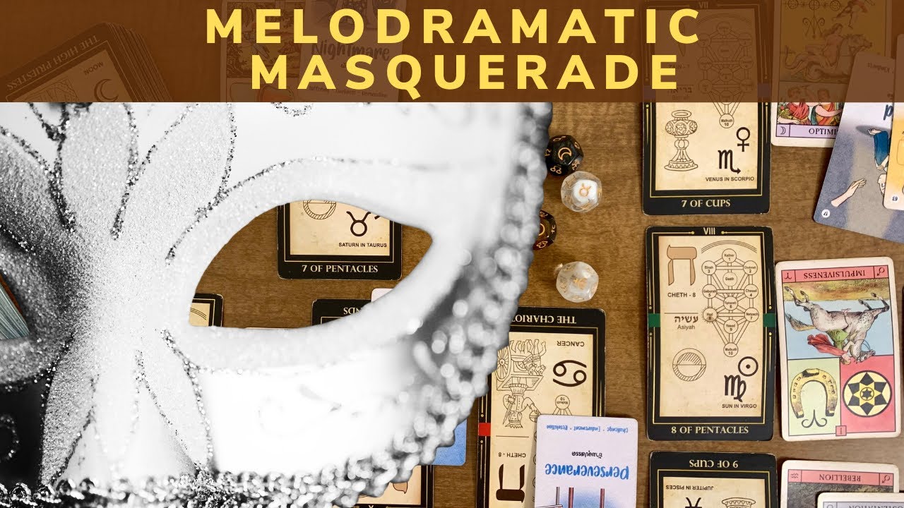 Trying to hide what's really going on, wearing a mask with ineffective plots & plans