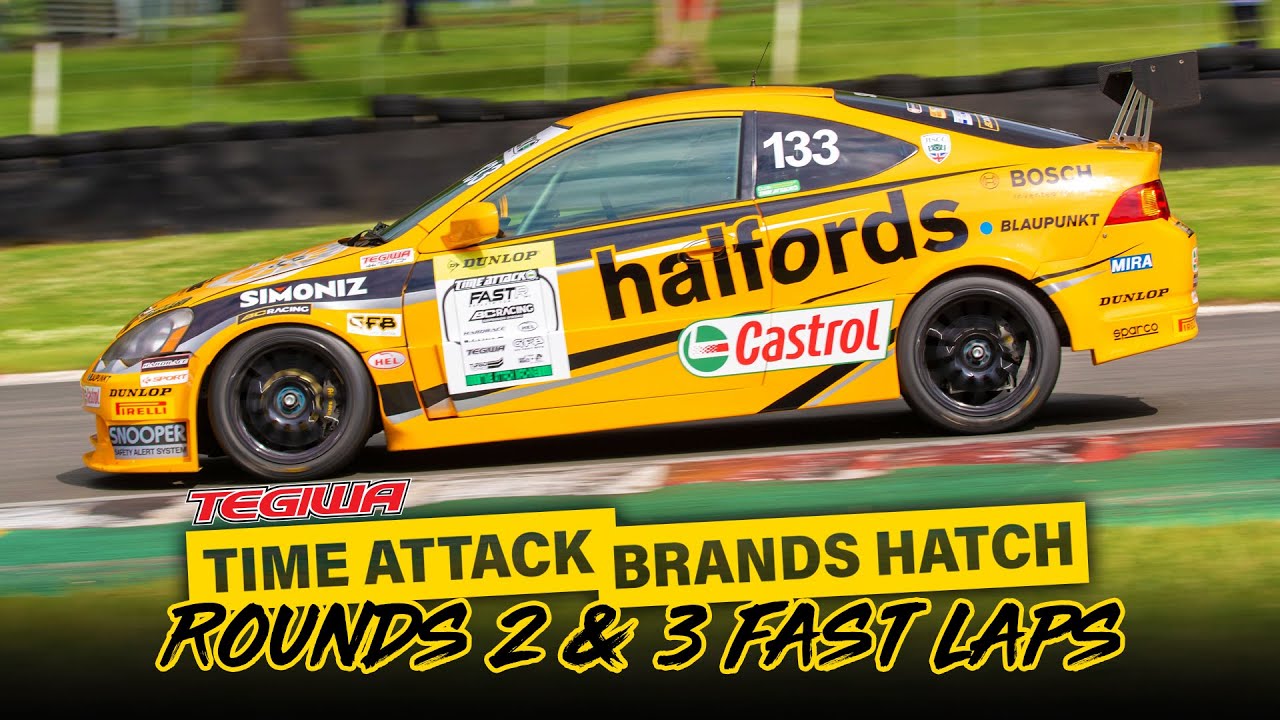 BTCC INTEGRA DC5 FAST LAPS! - TIME ATTACK ROUND 2 & 3 (BRANDS HATCH) - ONBOARD FOOTAGE!!