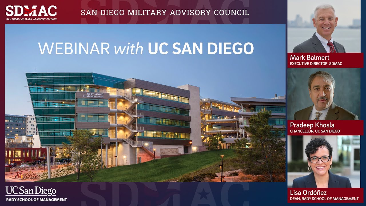 San Diego Military Advisory Council and The Rady School Webinar