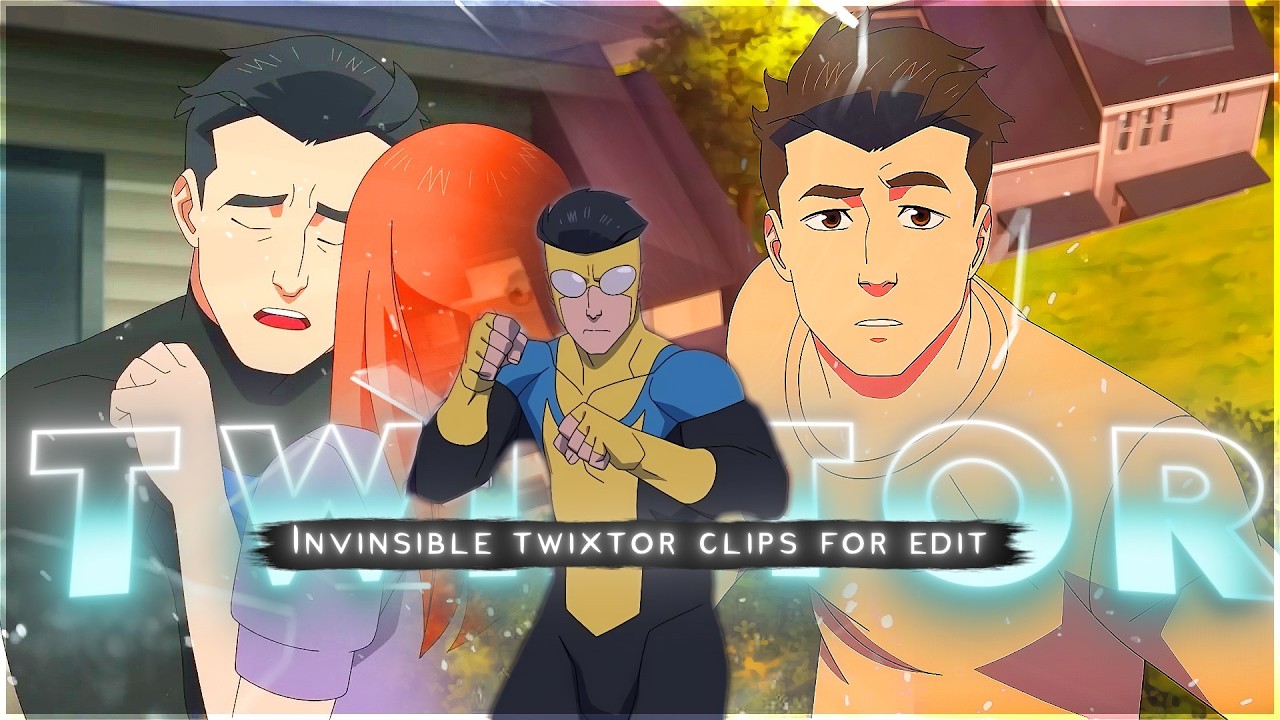 Invincible Season 4 Twixtor 4K | Invincible S4 Trailer Clips | Twixtor Pack