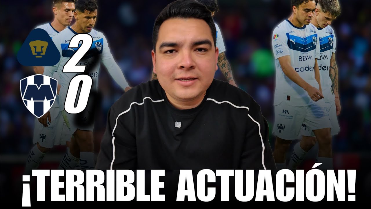 ¡PÉSIMA ACTUACIÓN DE RAYADOS! ¡PUMAS DERROTA A UN DÉBIL RAYADOS! | Felipe Galindo 